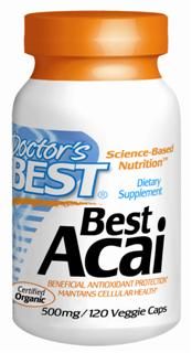 Best Acai (500 mg) (120 vcaps) Doctor's Best